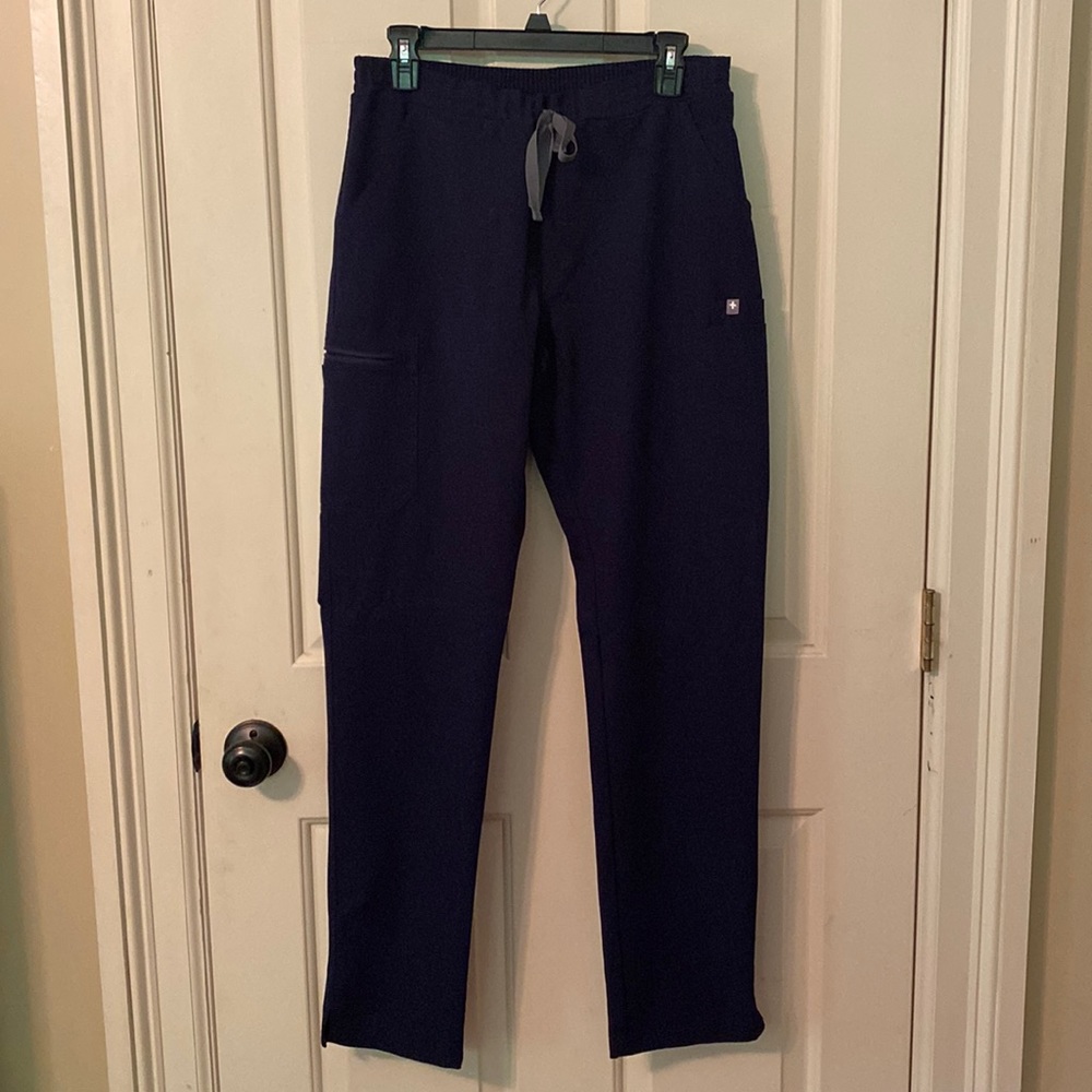 Figs Scrubs Yola Navy Medium Tall